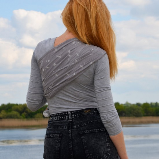 Муселинов слинг с халки (ринг слинг) Nashsling - Soft Dandelion (100% памук)