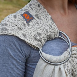 Муселинов слинг с халки (ринг слинг) Nashsling - Soft Forest (100% памук)