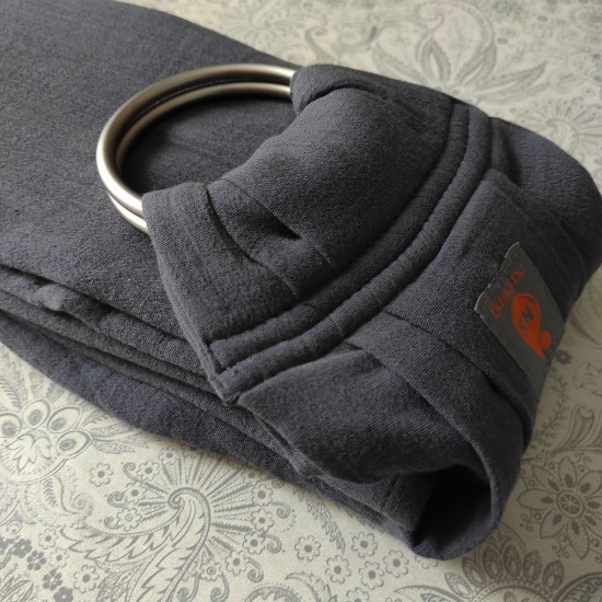 Муселинов слинг с халки (ринг слинг) Nashsling - Soft Graphite (100% памук) Муселинов слинг с халки (ринг слинг) Nashsling - Soft Graphite (100% памук)